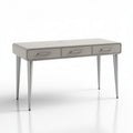 Modern writing desk with three drawers in gray color 120 x 60 x 75cm
