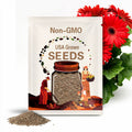 Gerbera Daisy, Red: dark eye. SEEDS