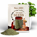 Genovese Basil Seeds – Heirloom, Classic Italian Herb for Culinary & Apothecary Gardens, Aromatic and Traditional | 250 Seeds