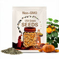 Pumpkin Big Max Seeds - Organic, Heirloom, Open Pollinated, Non GMO - Grow Indoors, Outdoors, Pots, Grow Beds, Hydroponics & Aquaponics