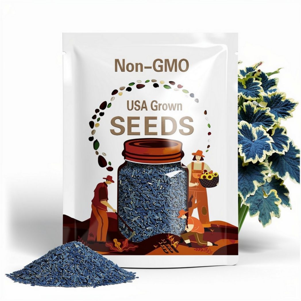 Blue Hosta Seeds | Non-GMO Shade Plant Seeds | Perennial Garden Planting