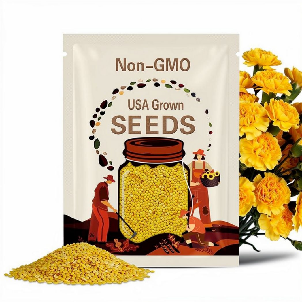 Yellow Carnations Seeds - Showy Blooms, Compact Growth, Attracts Pollinators, Excellent Cut Flowers  - Plant in Spring/Fall