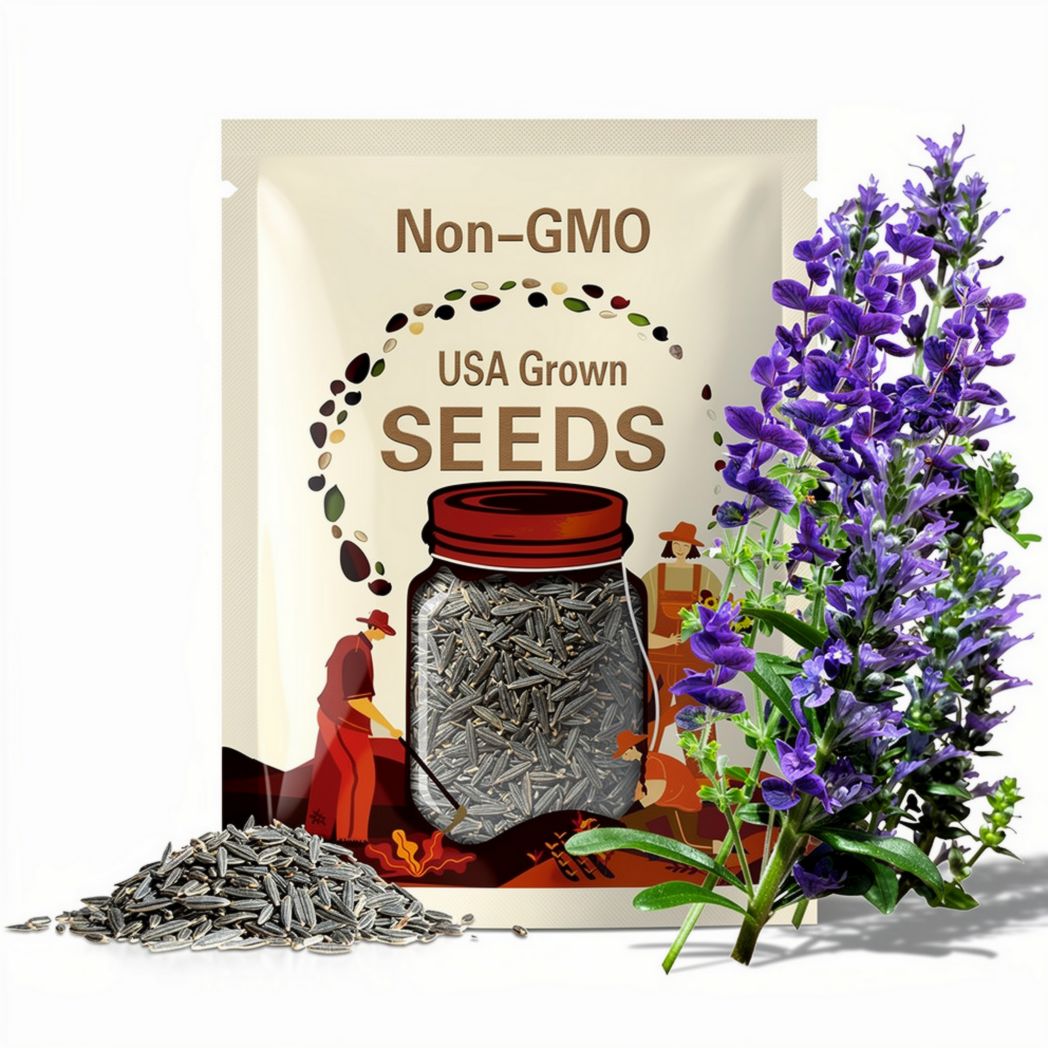 Blue Monday Sage Flower Seeds
