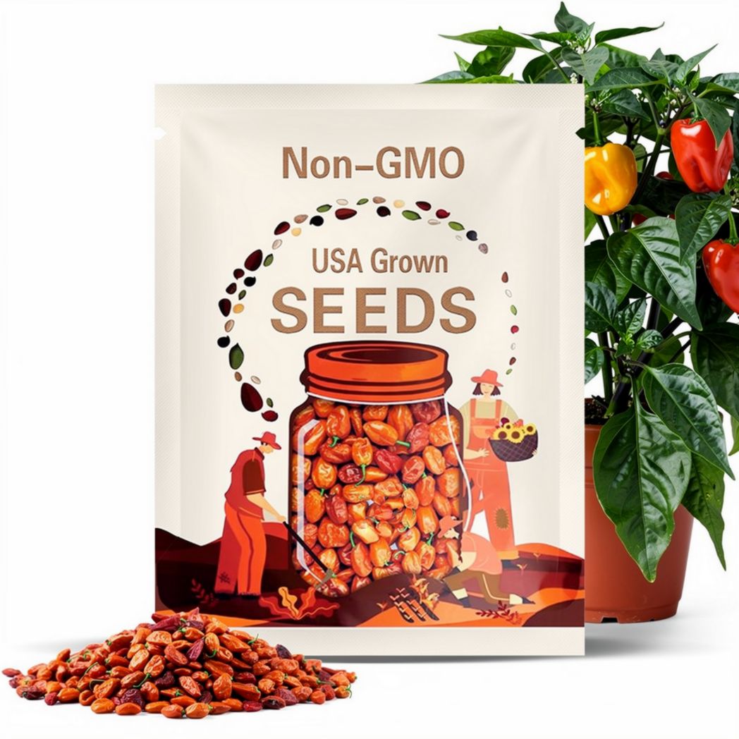 Habanero Magnum Orange Pepper Seeds