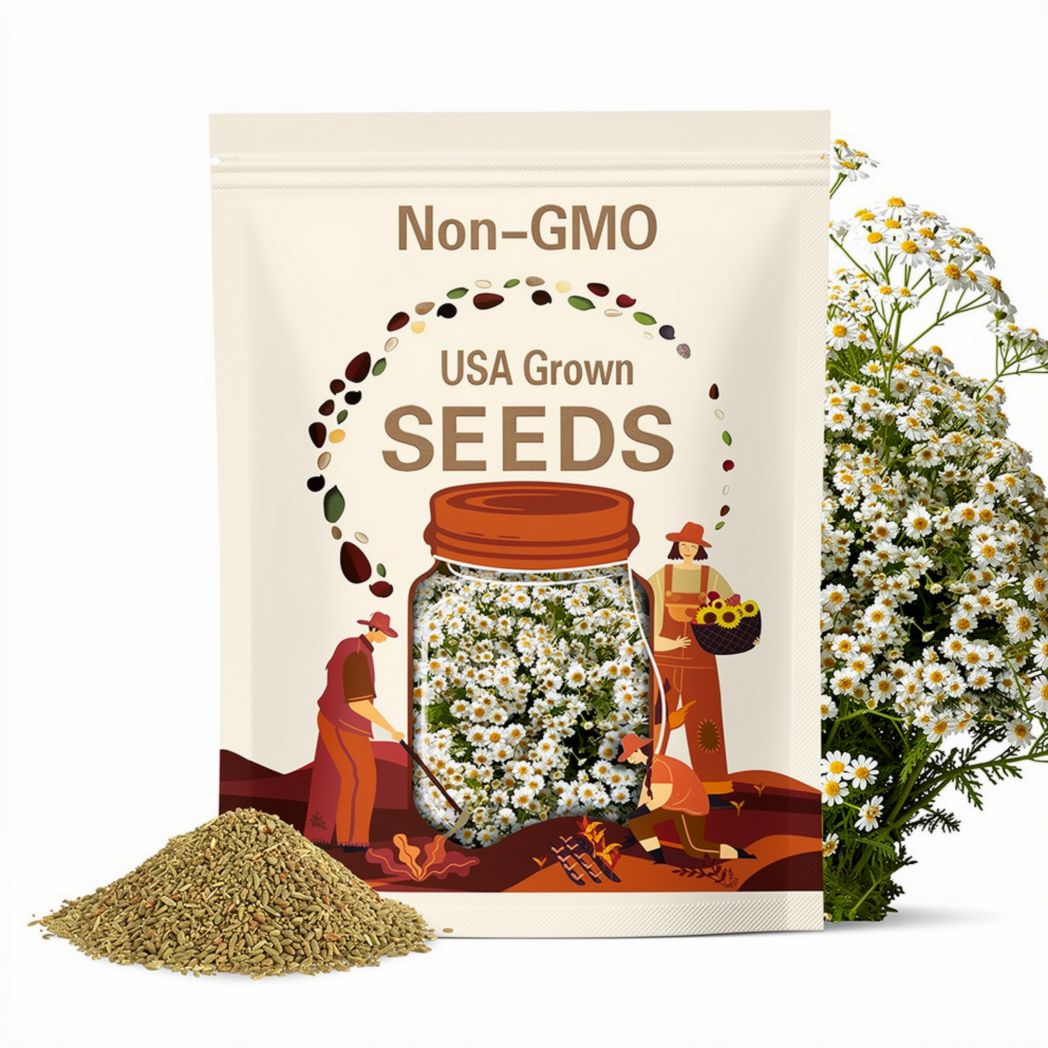 Feverfew "Vegmo single" seeds