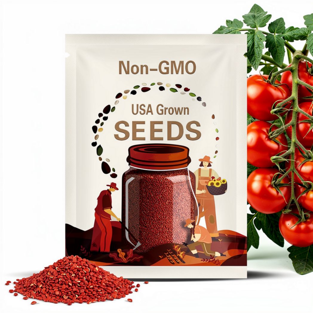 Red Horizon, Tomato,  Heirloom Seeds  Organic Standards  Open Pollinated Gardening  Non-GMO