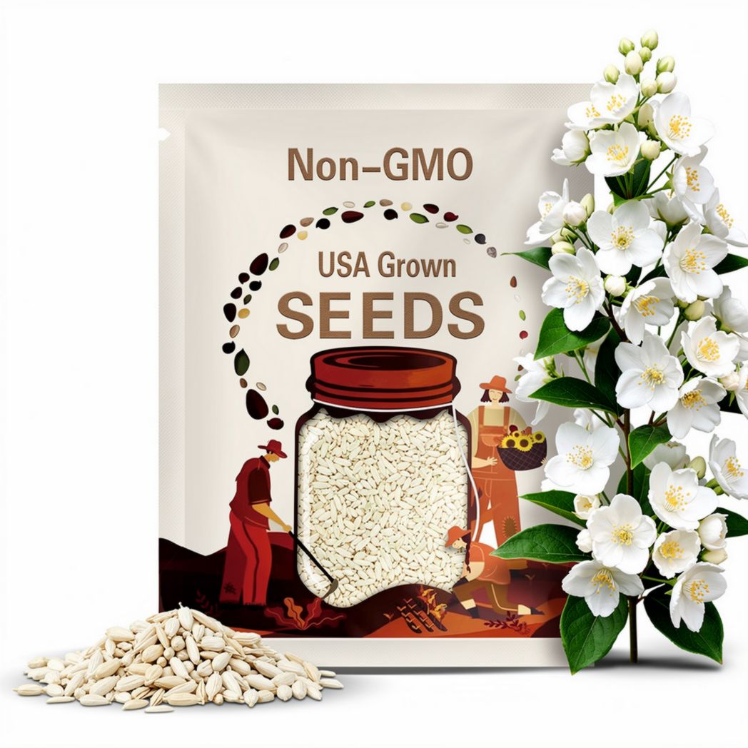 White Jasmine Bonsai Seeds: Fragrant Heirloom Flowering Tree - 25 Seed Packet