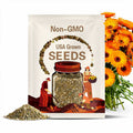 Pacific Beauty Calendula Seeds – Heirloom Medicinal Flower with Edible Petals, Popular in Herbalism and Teas, Easy to Grow | 100 Seeds