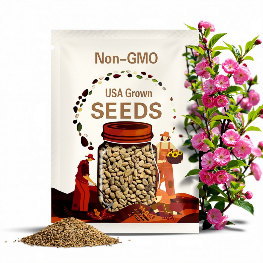 Camelia Impatiens Seeds: Non-GMO Garden Flower Mix