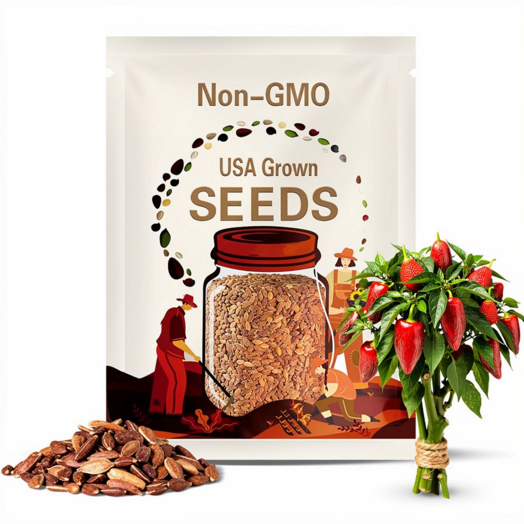 Organic Giant Jalapeno Pepper Seeds: Heirloom Chili for Hot Sauce