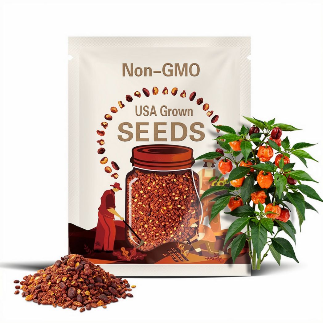 Hoosier Habanero Orange pepper seeds