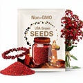 100 Red Mustard Giant Seeds, Tender greens, Organic, Non Gmo