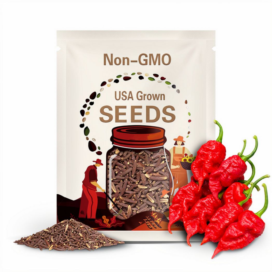 Death Spiral Rare Super Hot Premium Pepper Seeds Packet