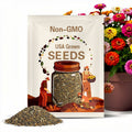 Zinnia (Dwarf), Lilliput Mix Heirloom Seeds - Flower Seeds, Flower Mix, Dwarf Flowers, Mixed Zinnia