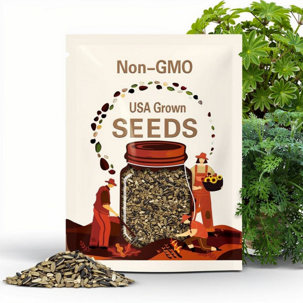 Certified Organic Vegetable Seeds (30-Pack) – Non GMO, Open Pollinated - Veggie Seeds for Planting