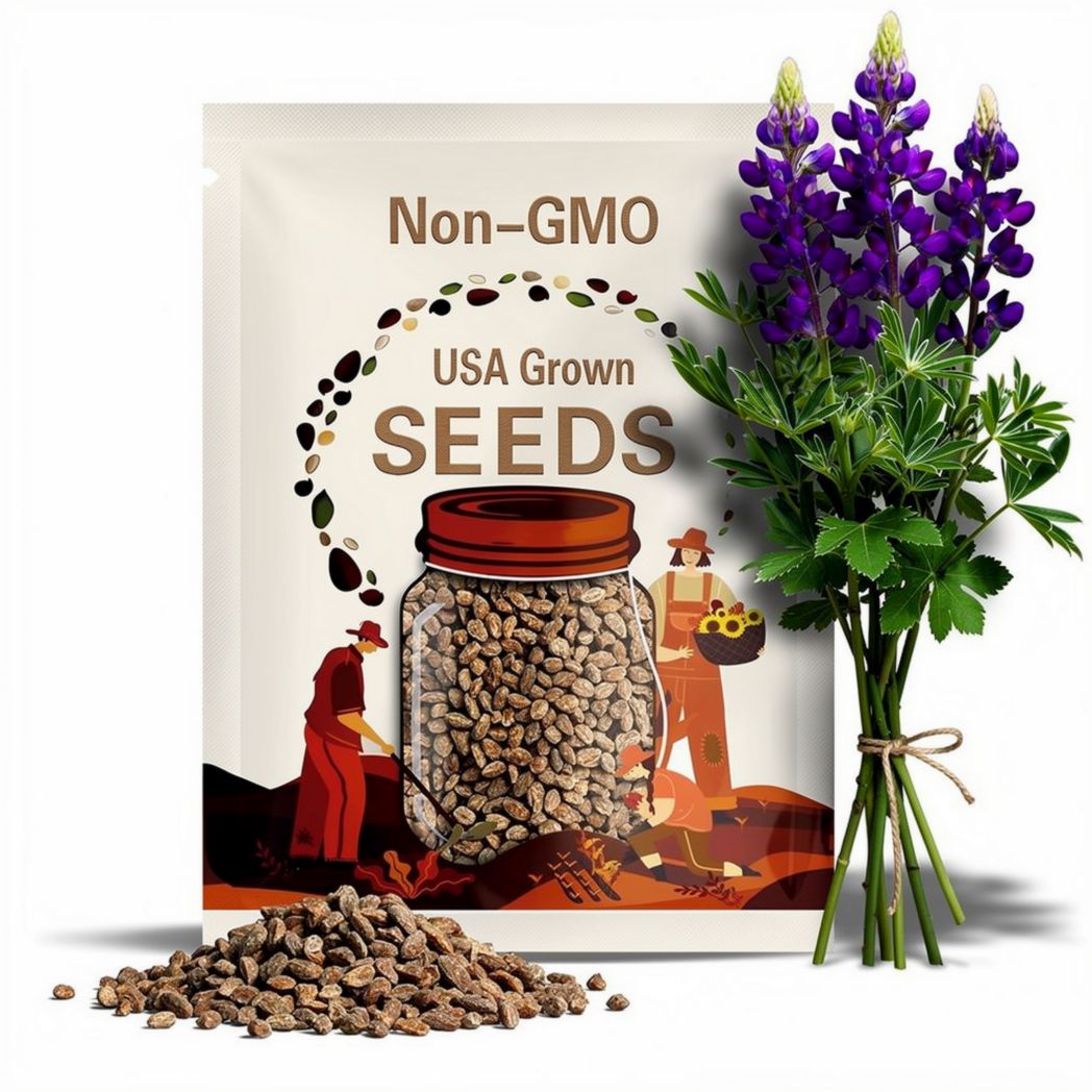 Grape Soda Lupine Flower Seeds: Pollinator-Friendly Perennial