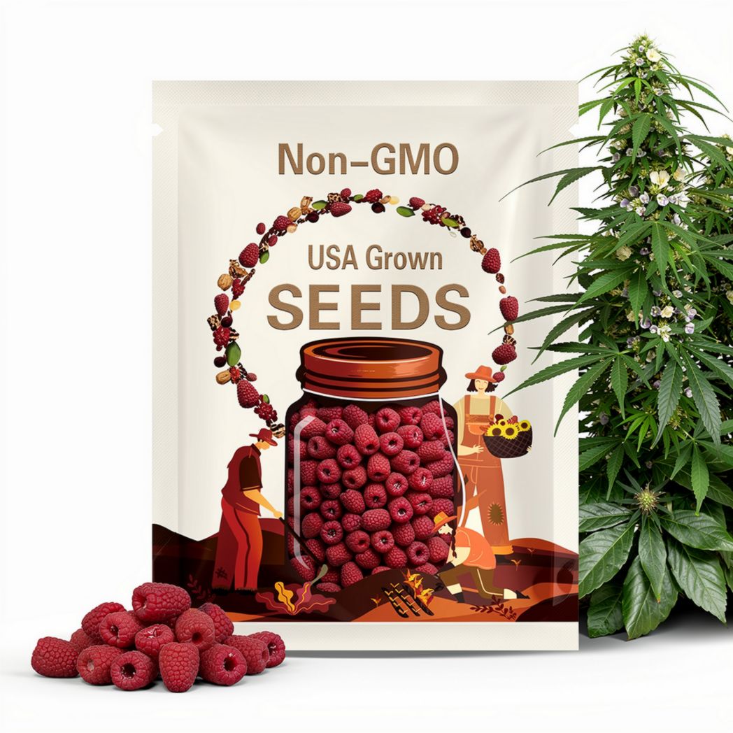 RARE GIANT Raspberry Fruit Tree, Very Sweet & Powerfood 2, 10, 20,40 or 100 SEEDS. Fresh harvested in Our Usa Farm. Next day shipping D