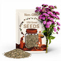 30 Seeds| Red Flint Ageratum Seeds - Potted -Fast Growing - Attracts pollinators -Powder Puff Flowers- Great for Borders & Containers#316