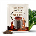 Tat Soi mustard black knight seeds