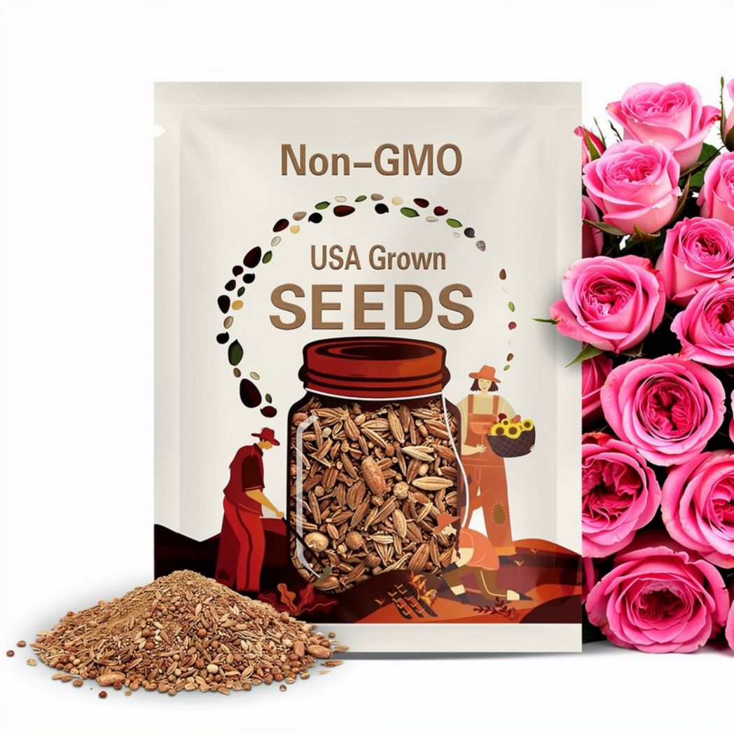 30 Seeds | Leonardo da Vinci Pink Rose Seeds - Perennial - Authentic Seeds - Late Winter to Early Spring Planting Time #1027.